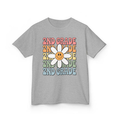 Groovy 2nd Grade Back To School First Day of Second Grade T-Shirt