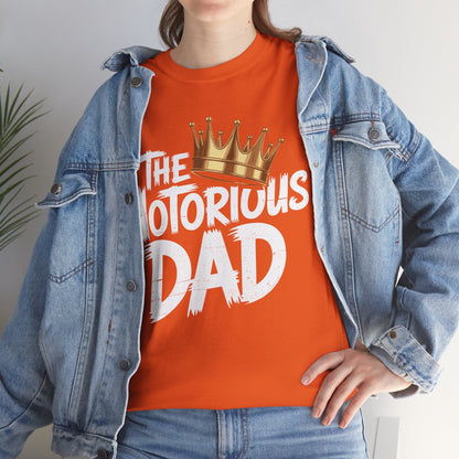 Old School Funny Hip Hop Fathers Day Notorious Dad T-Shirt