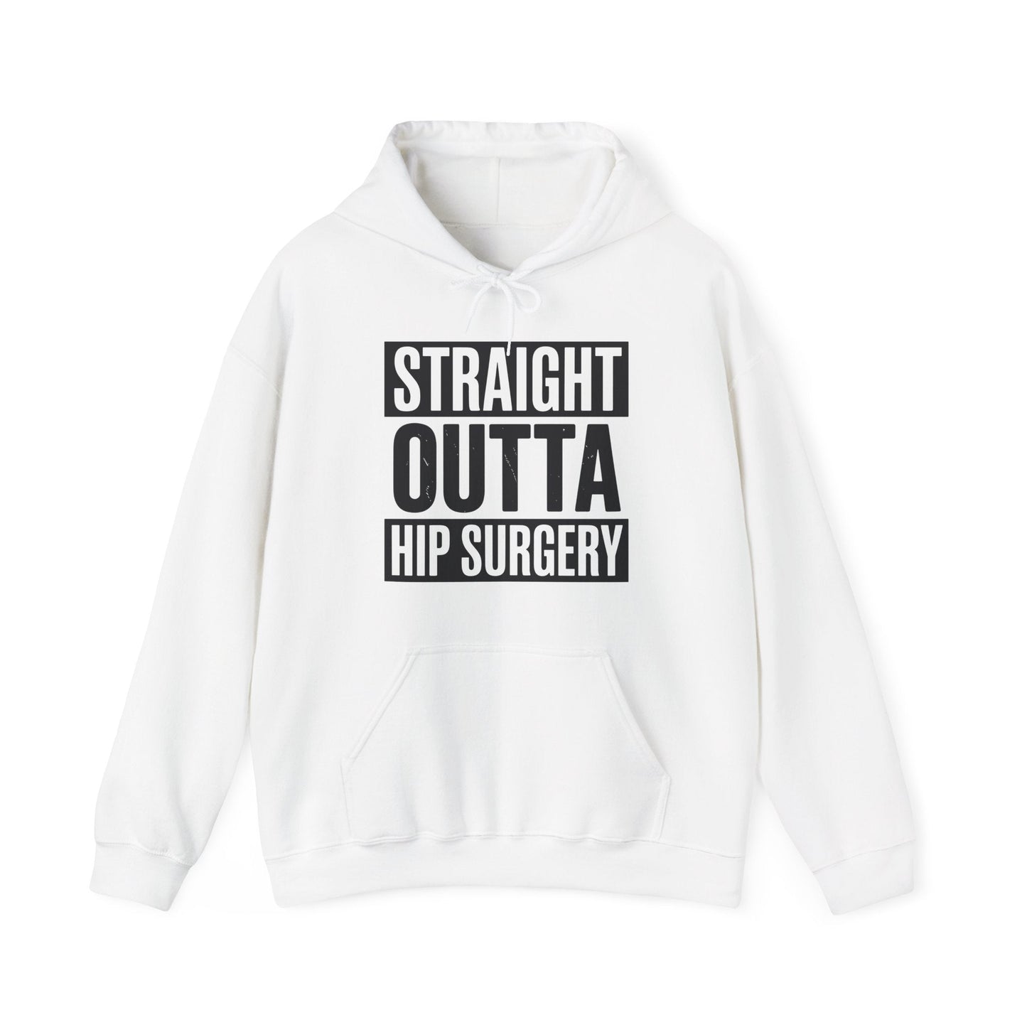 Straight Outta Hip Surgery Get Well Hip Replacement Recovery Hoodie