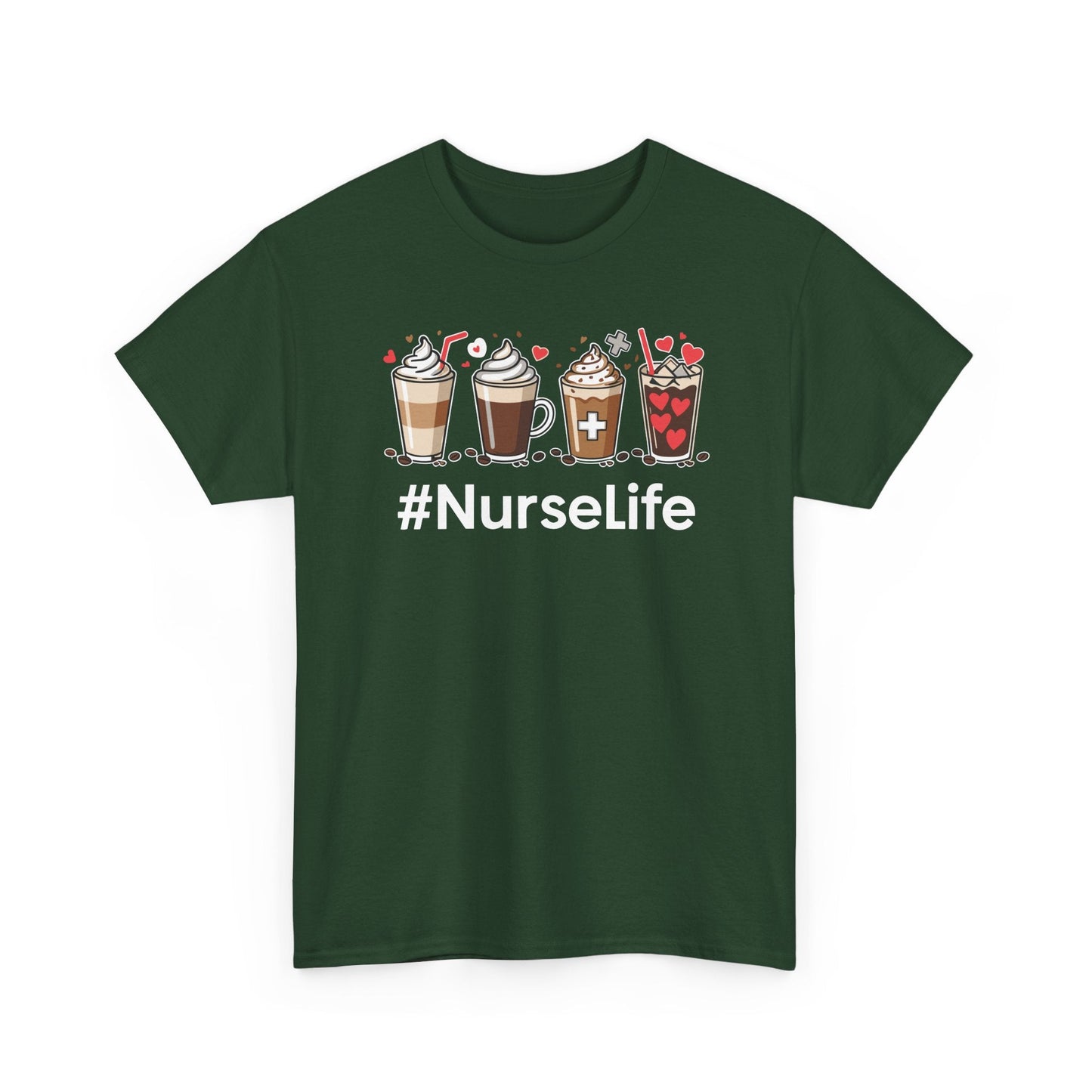 Nurse Life Funny Coffee Nurses Fuel Registered Nurse Medical T-Shirt