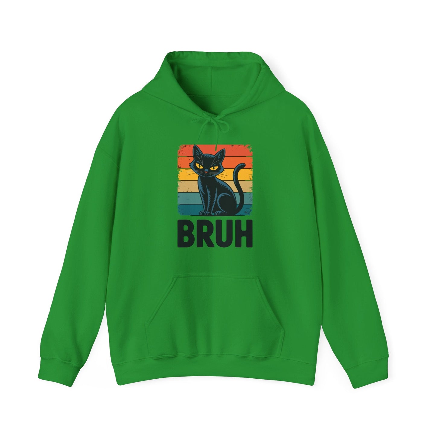 Funny Cat Bruh For Teens Boys Girls Men Women Meme Graphic Hoodie