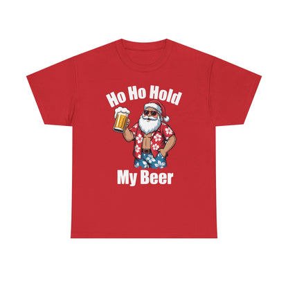 Funny Santa With Sunglasses And Beer Christmas in July T-Shirt