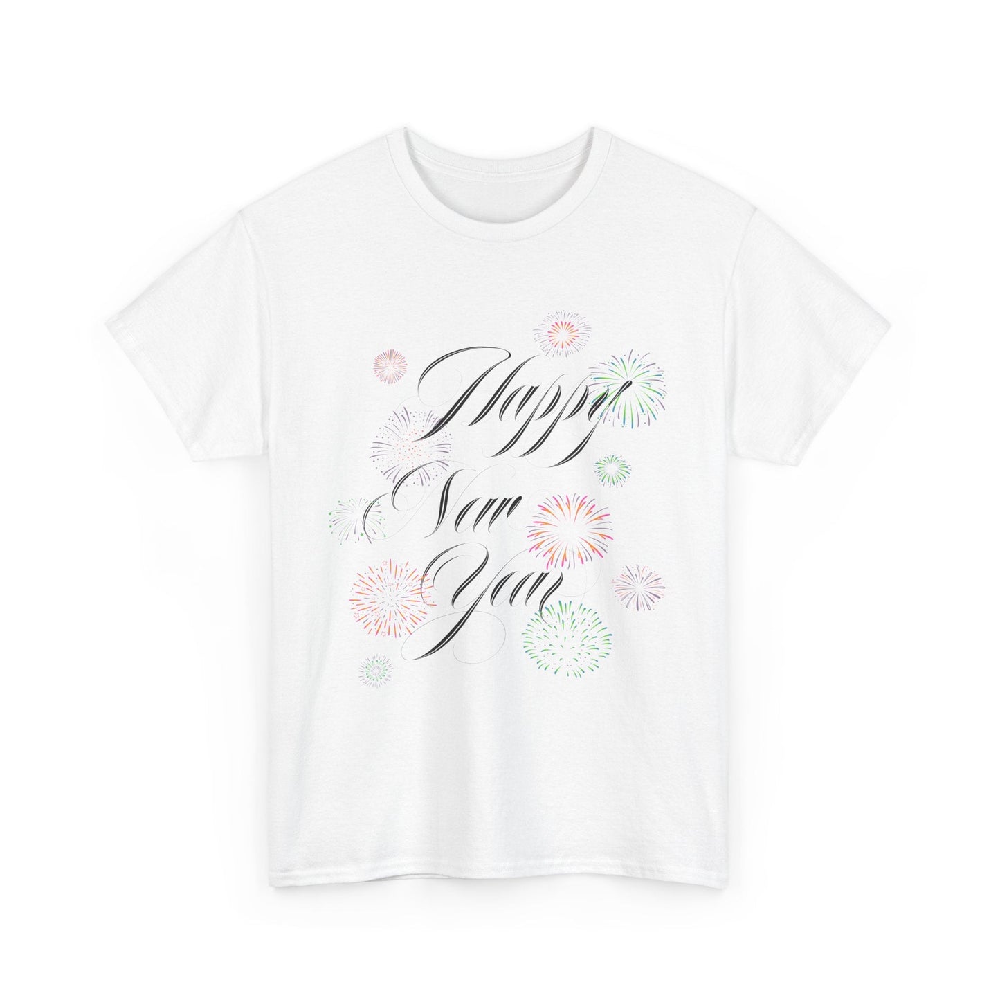 Happy New Year T-Shirt Festive Celebration Tee for Men and Women