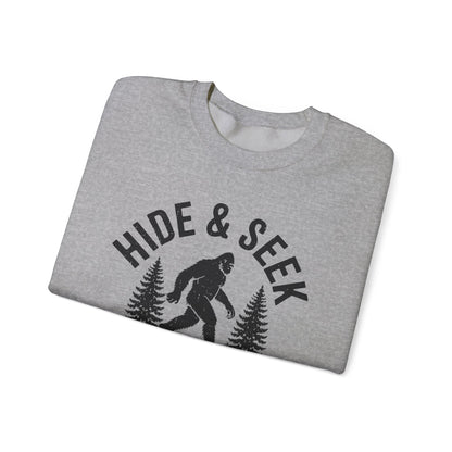 Bigfoot Hide And Seek World Champion Sasquatch Retro Vintage Sweatshirt