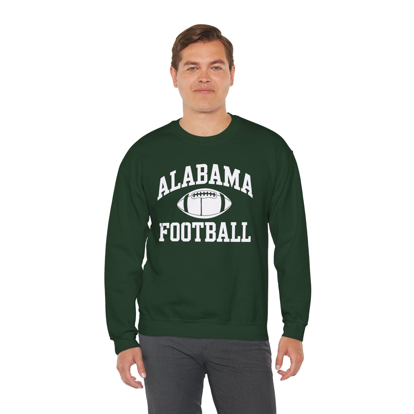 Men's Grey Alabama Football Vintage Distressed Sweatshirt