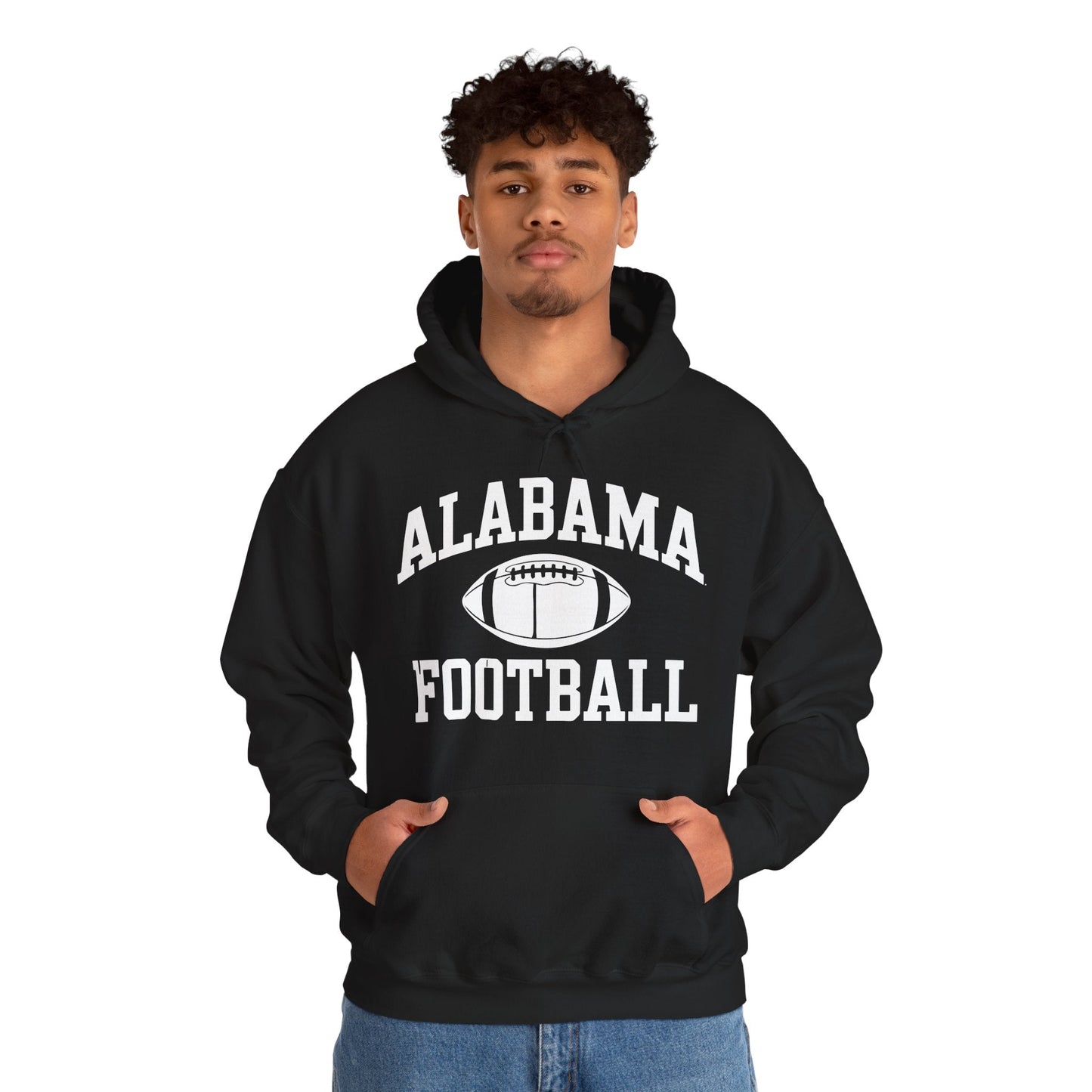 Men's Grey Alabama Football Vintage Distressed Hoodie