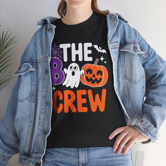 Halloween The Boo Crew Cute Ghost Spooky Family Matching T-Shirt