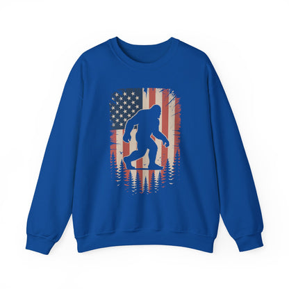 Bigfoot 4th of July Shirt American USA Flag Patriotic Sweatshirt