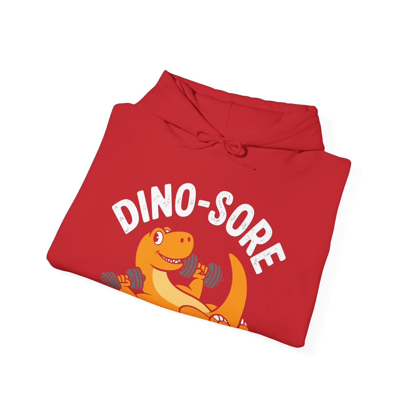 Gym Workout Dino Sore Exercise Fitness Boys Women Men Hoodie