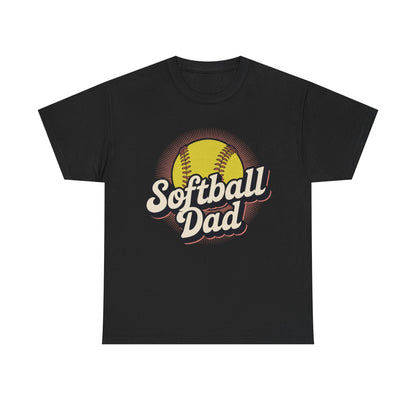 Funny Fathers Day Softball Dad Gift From Daughter Son Wife T-Shirt