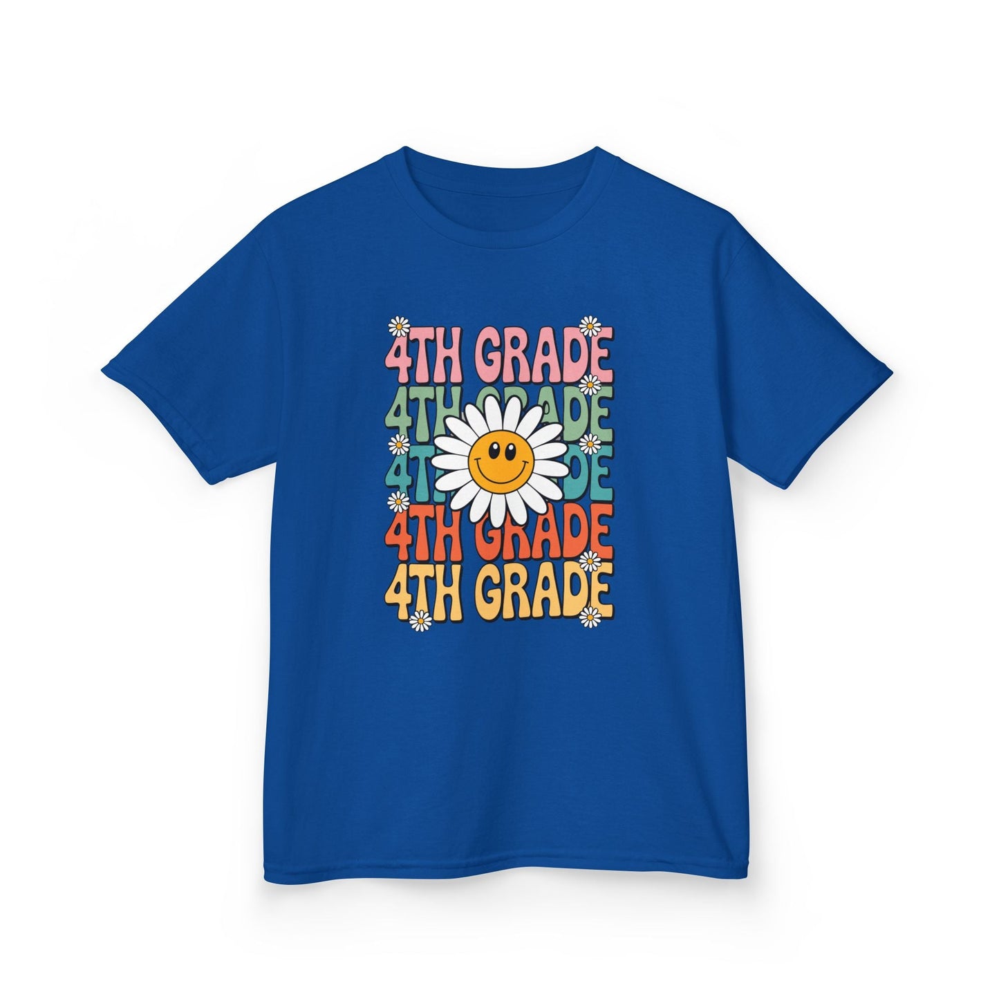 Groovy 4th Grade Back To School First Day of Fourth Grade T-Shirt