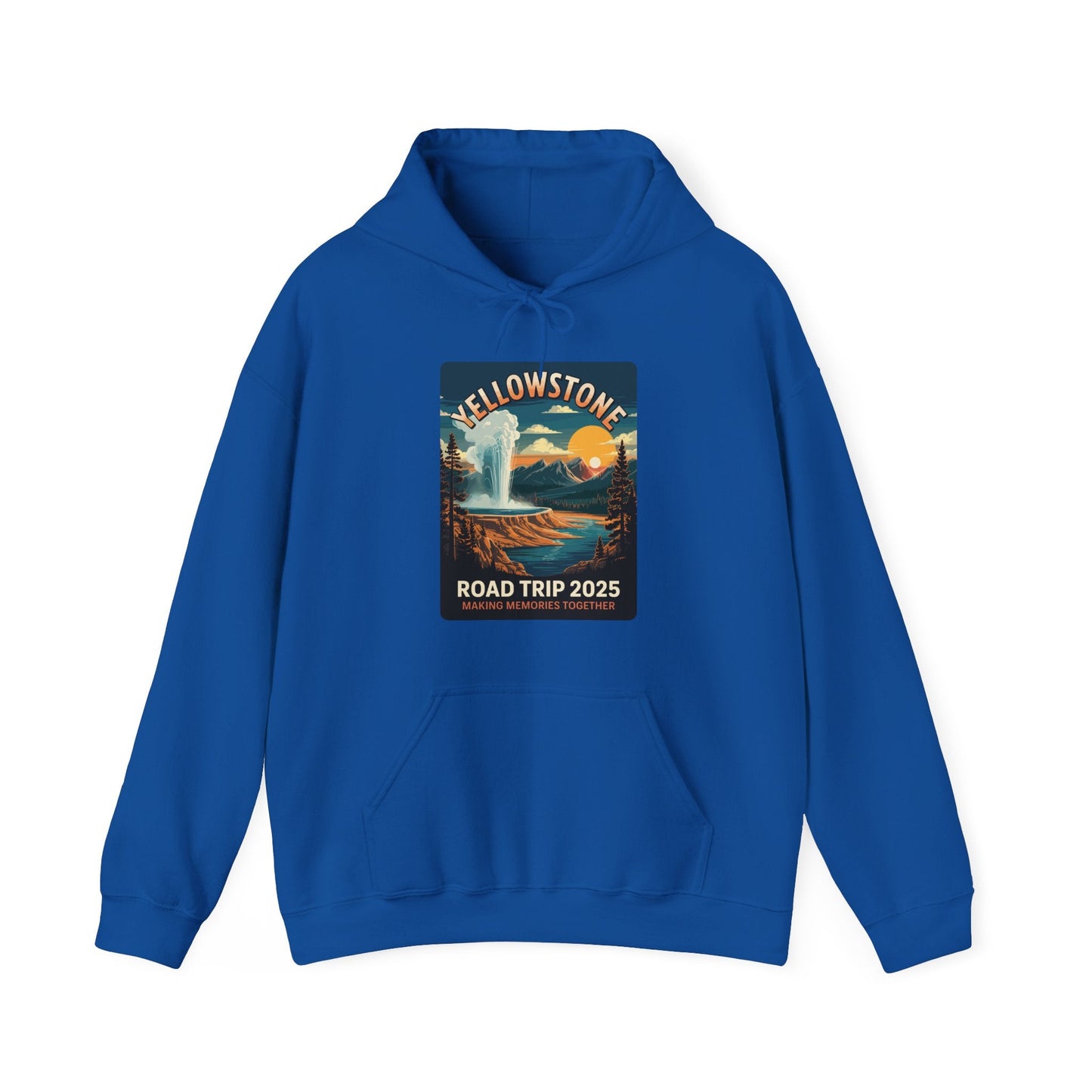 Yellowstone Family Road Trip 2025 National Park Outdoor Hoodie