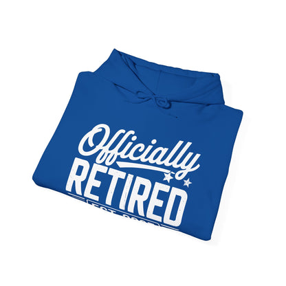 Funny Retirement 2025 Officially Retired 2025 Vintage Humor Hoodie