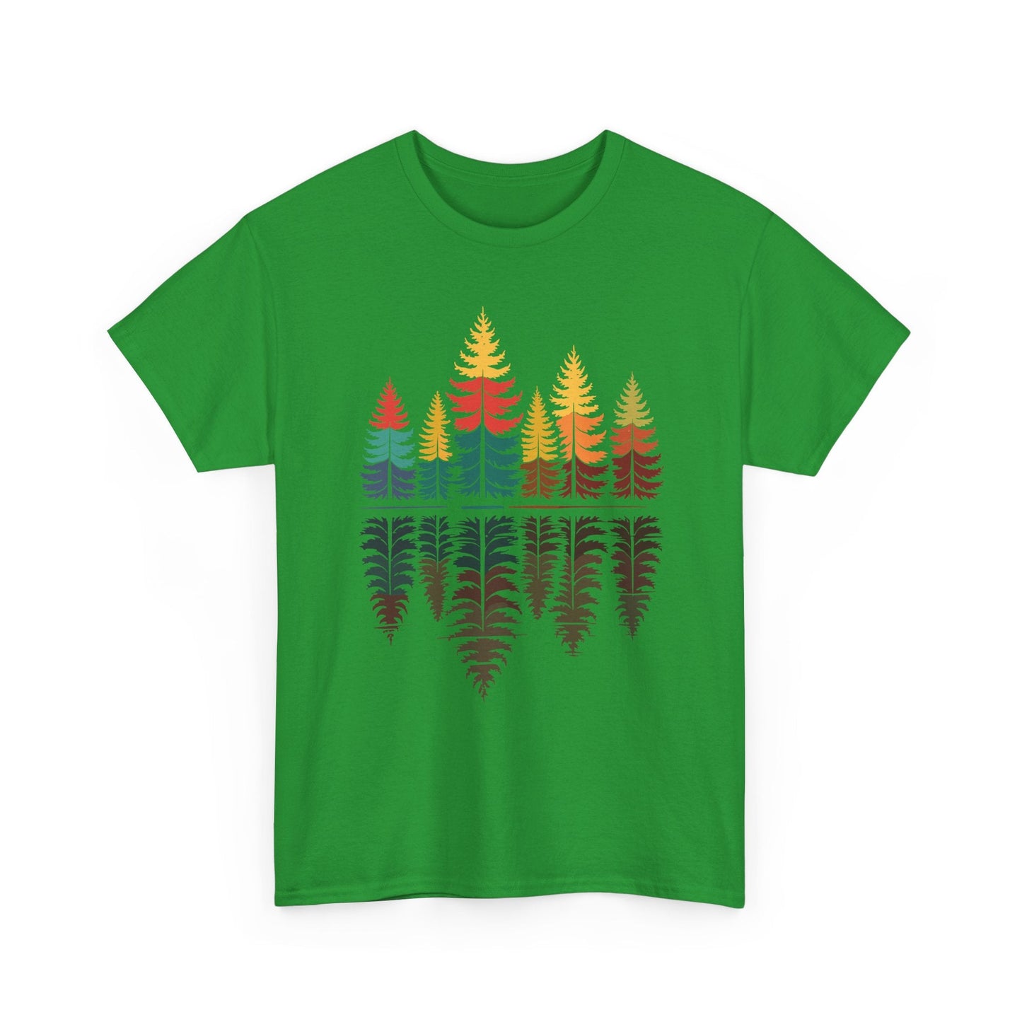Nature Reflection Forest Trees Outdoor Wildlife T-Shirt