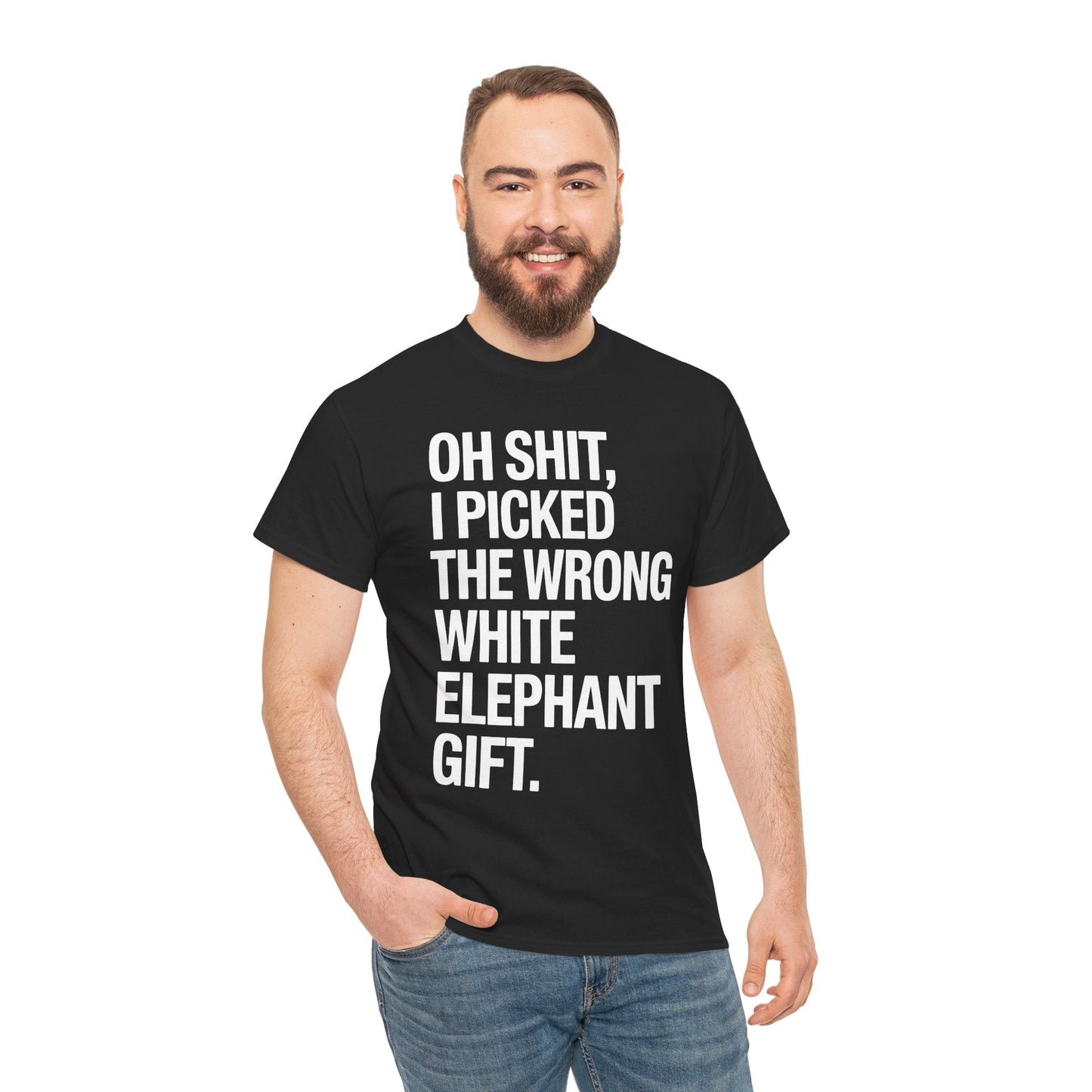 Oh Shit Funny White Elephant Gifts for Adults Under 15 20 T-Shirt