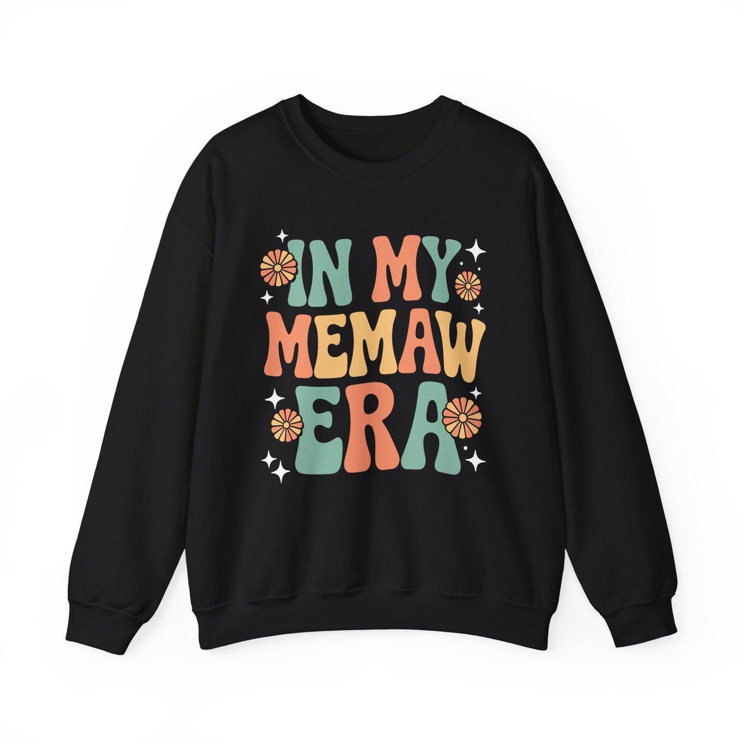 In My Memaw Era Funny Sarcastic Groovy Retro Mothers Day Sweatshirt