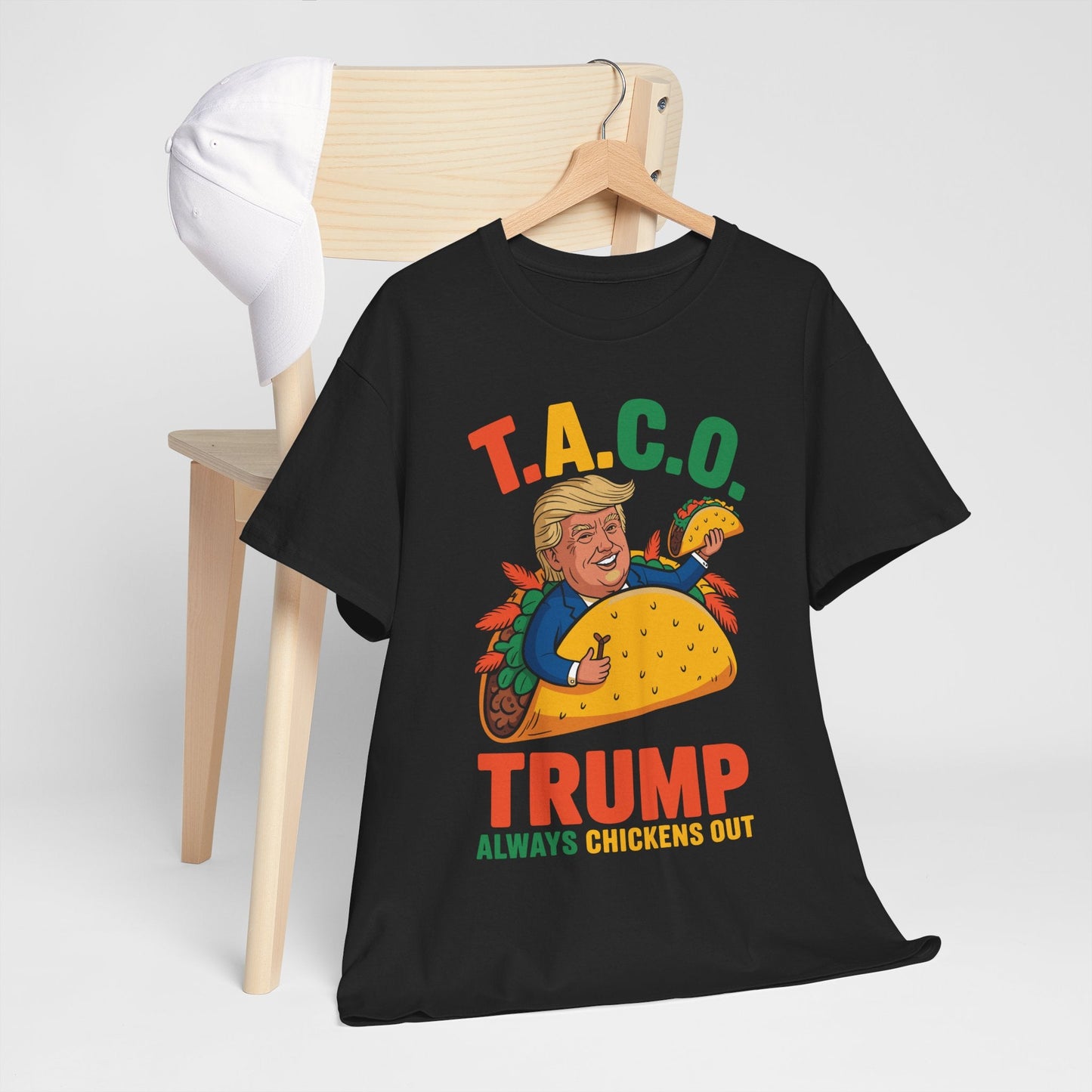 Funny Trump Taco Trump Always Chickens Out T-Shirt