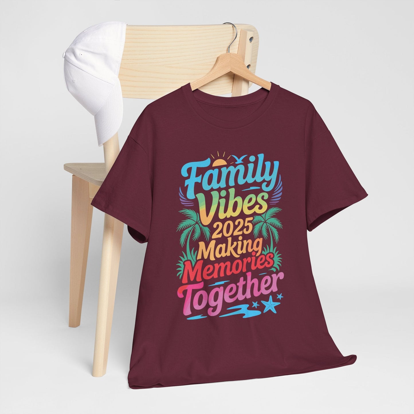 Family 2025 Vibes Family Reunion Vacation Making Memories T-Shirt