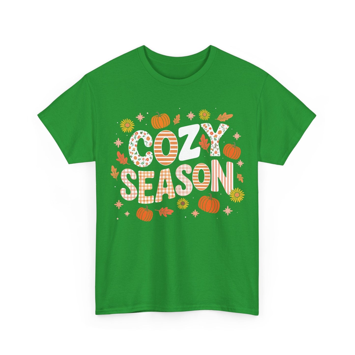 Cozy Season Autumn Fall Vibes Halloween Thanksgiving Pumpkin T-Shirt