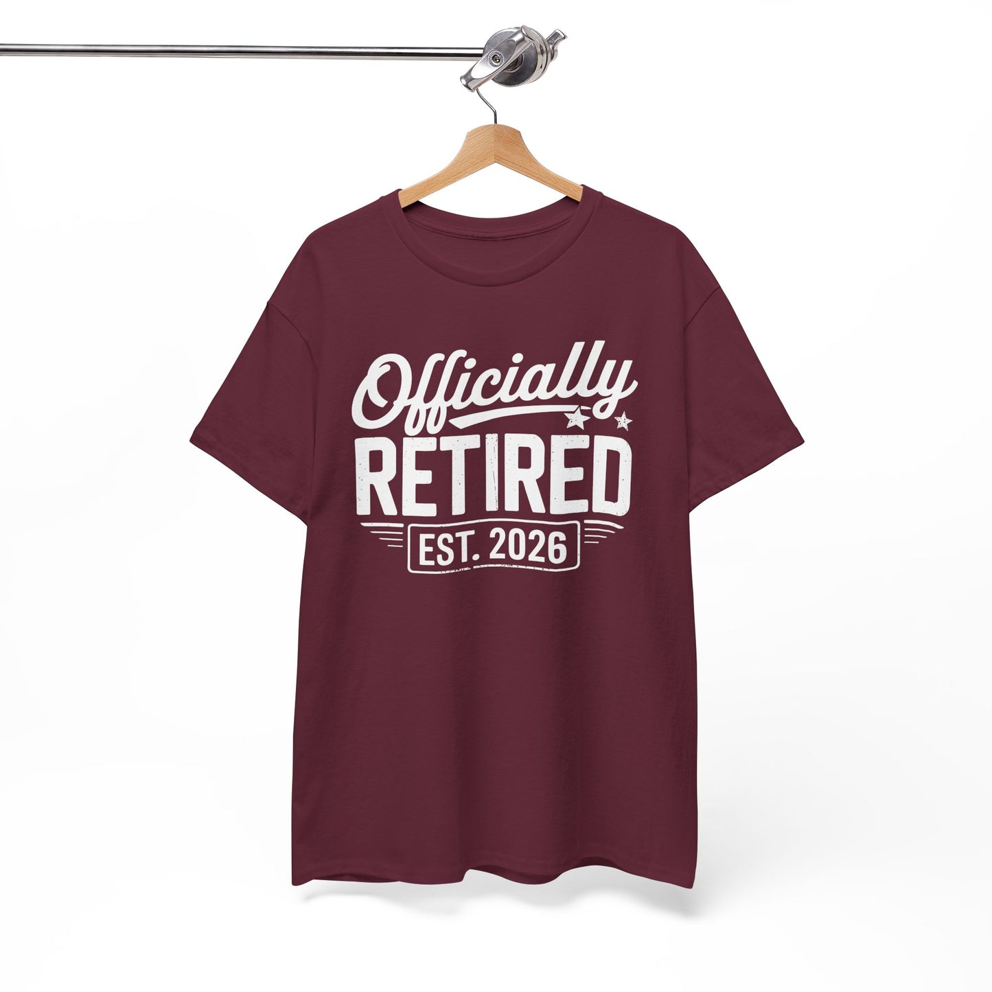 Funny Retirement 2026 Officially Retired Vintage Humor T-Shirt