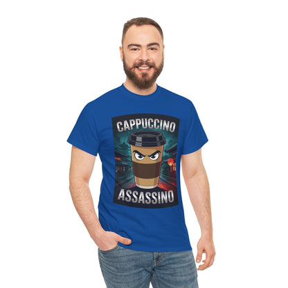 Cappuccino Assassino Coffee Lovers Italian Brainrot Meme T-Shirt