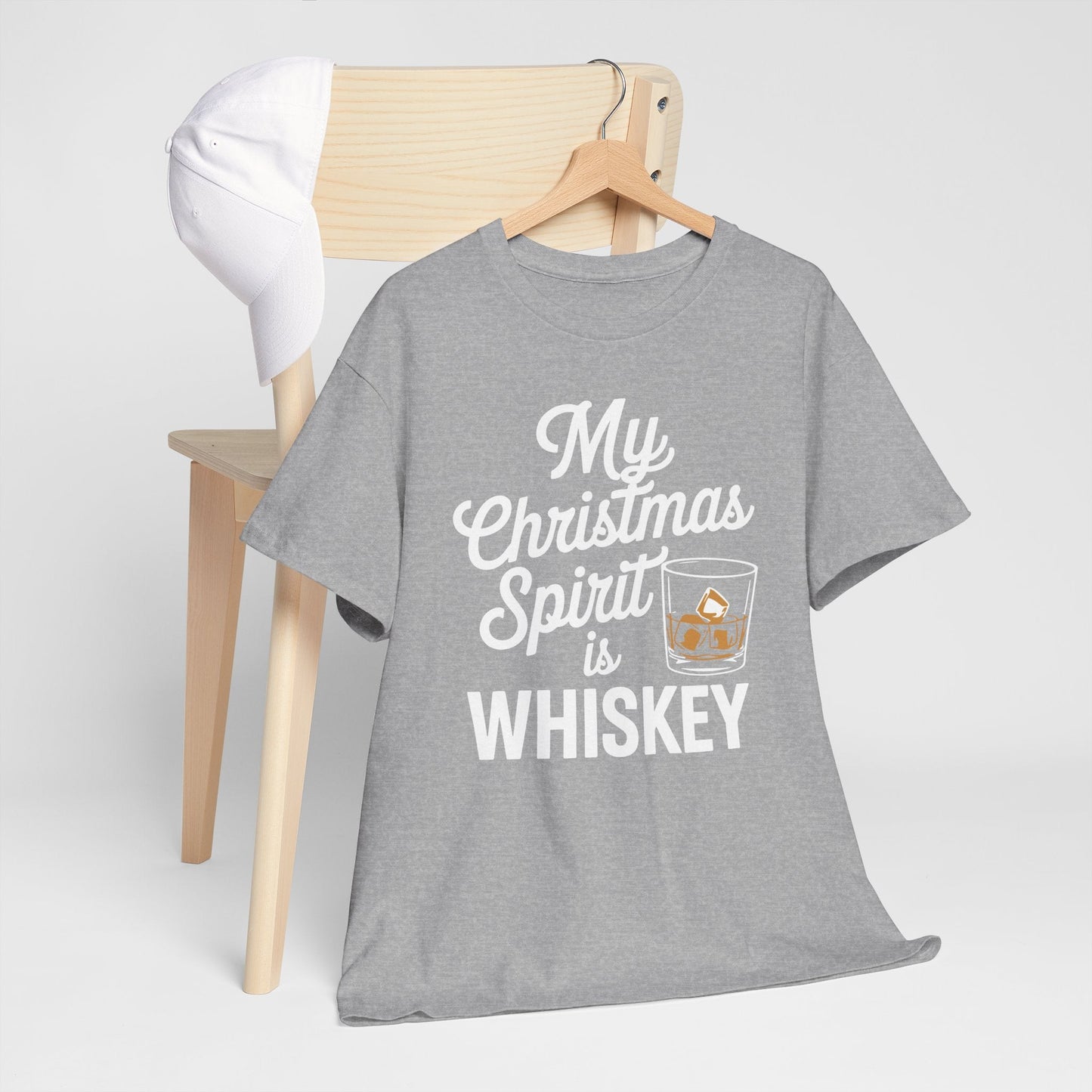 Funny Christmas Drinking Shirt Whiskey Liquor Drinker Saying T-Shirt