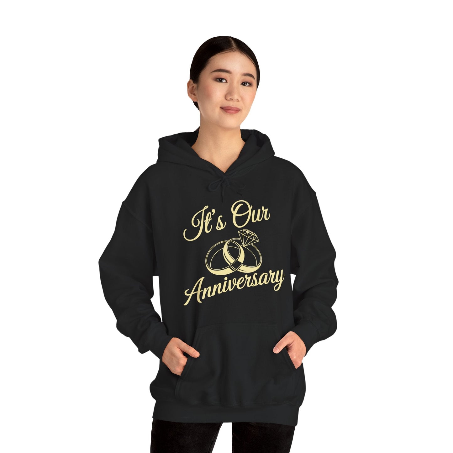 It's Our Anniversary Shirts for Married Couples Husband Wife Hoodie
