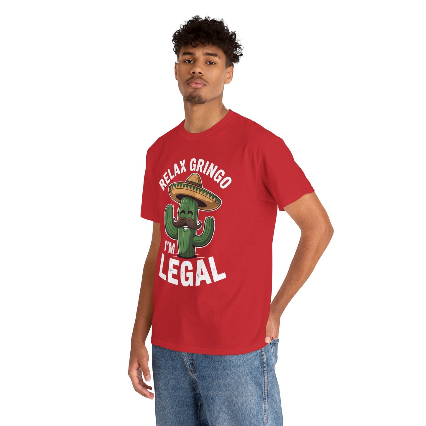 Funny Relax Gringo Im Legal Cinco De Mayo Mexican Immigrant T-Shirt
