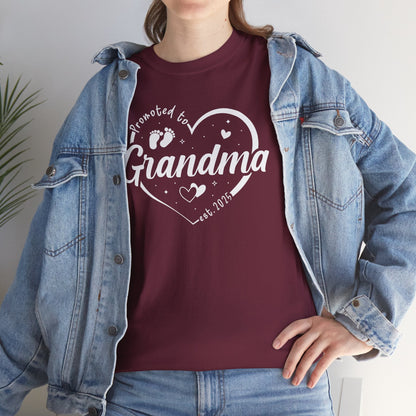 Promoted to Grandma Est 2025 Soon to be Grandma Mothers Day T-Shirt
