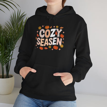 Cozy Season Autumn Fall Vibes Halloween Thanksgiving Pumpkin Hoodie