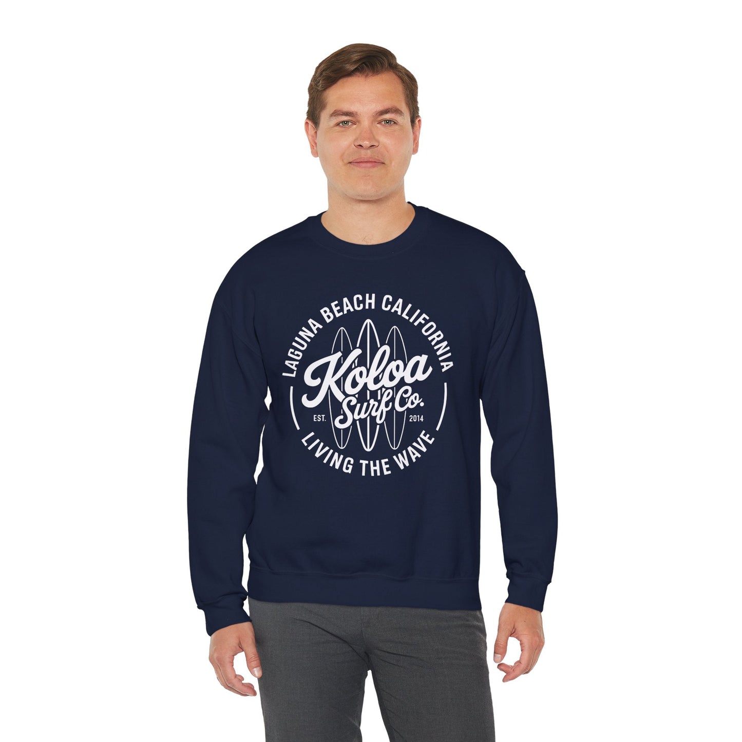 Koloa Surf Laguna Boards Logo Lightweight, Graphic Sweatshirt