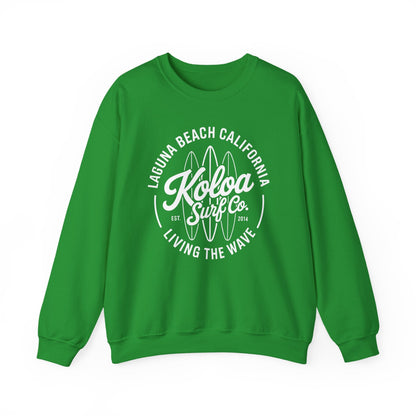 Koloa Surf Laguna Boards Logo Lightweight, Graphic Sweatshirt