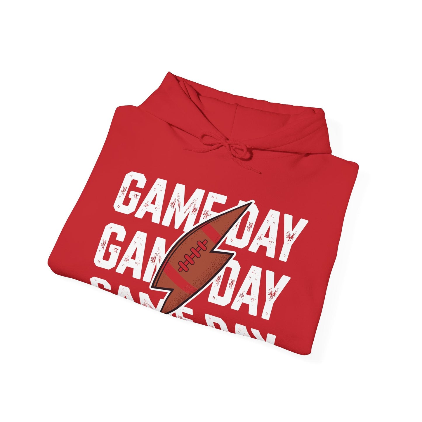 Vintage Game Day Football Lightning Bolt Funny Team Sport Hoodie