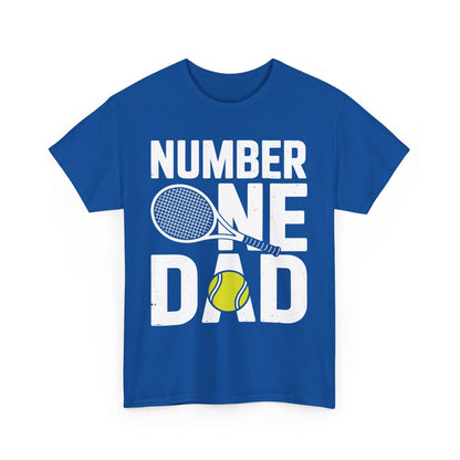 Tennis Dad Number One Daddy with Tennis Sayings Fathers Day T-Shirt