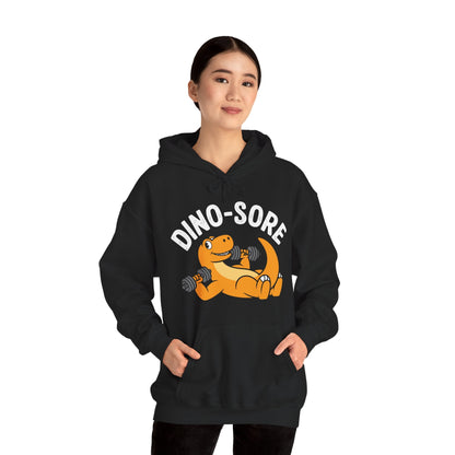 Gym Workout Dino Sore Exercise Fitness Boys Women Men Hoodie