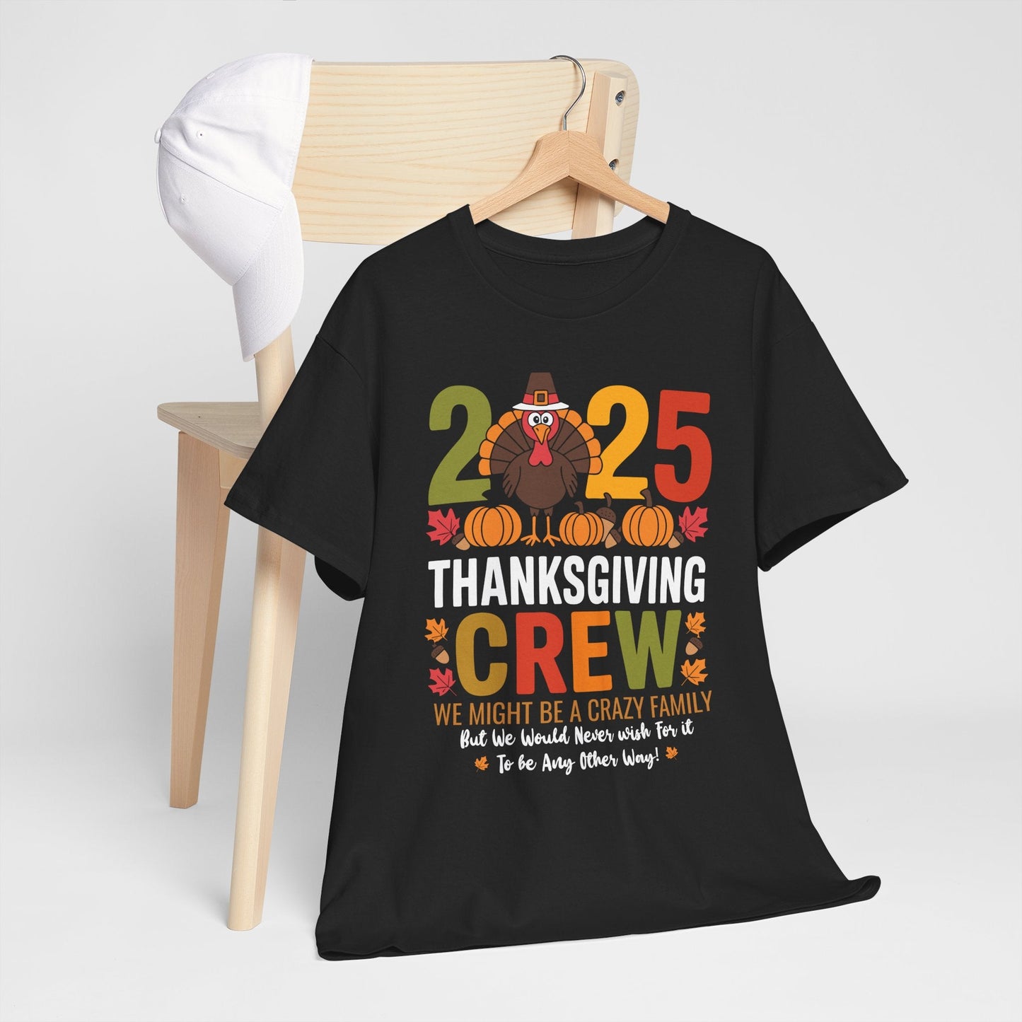Family Thanksgiving 2025 Thanksgiving Crew Turkey Matching T-Shirt