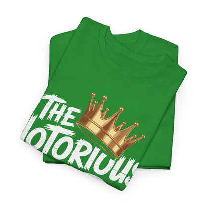 Old School Funny Hip Hop Fathers Day Notorious Dad T-Shirt