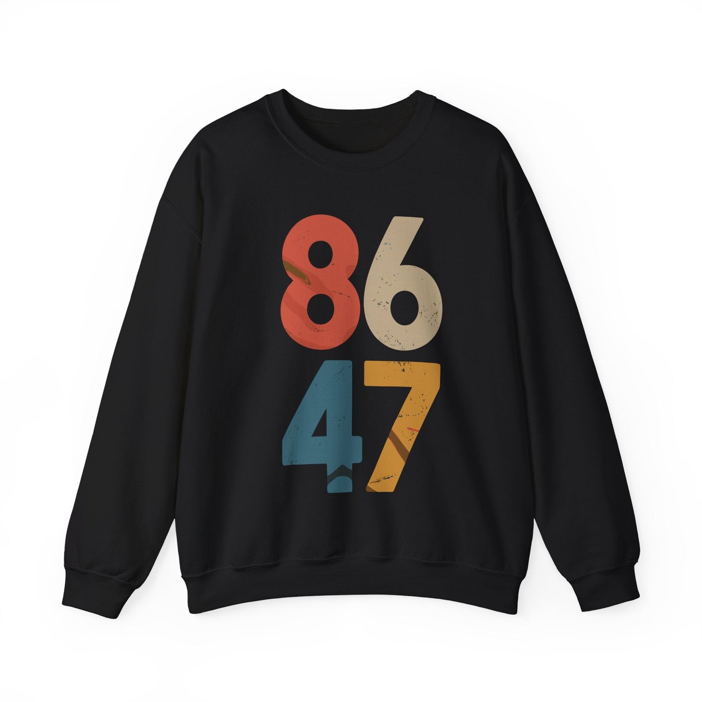 Classic Vintage 80s Style 86 47 Anti Trump Sweatshirt