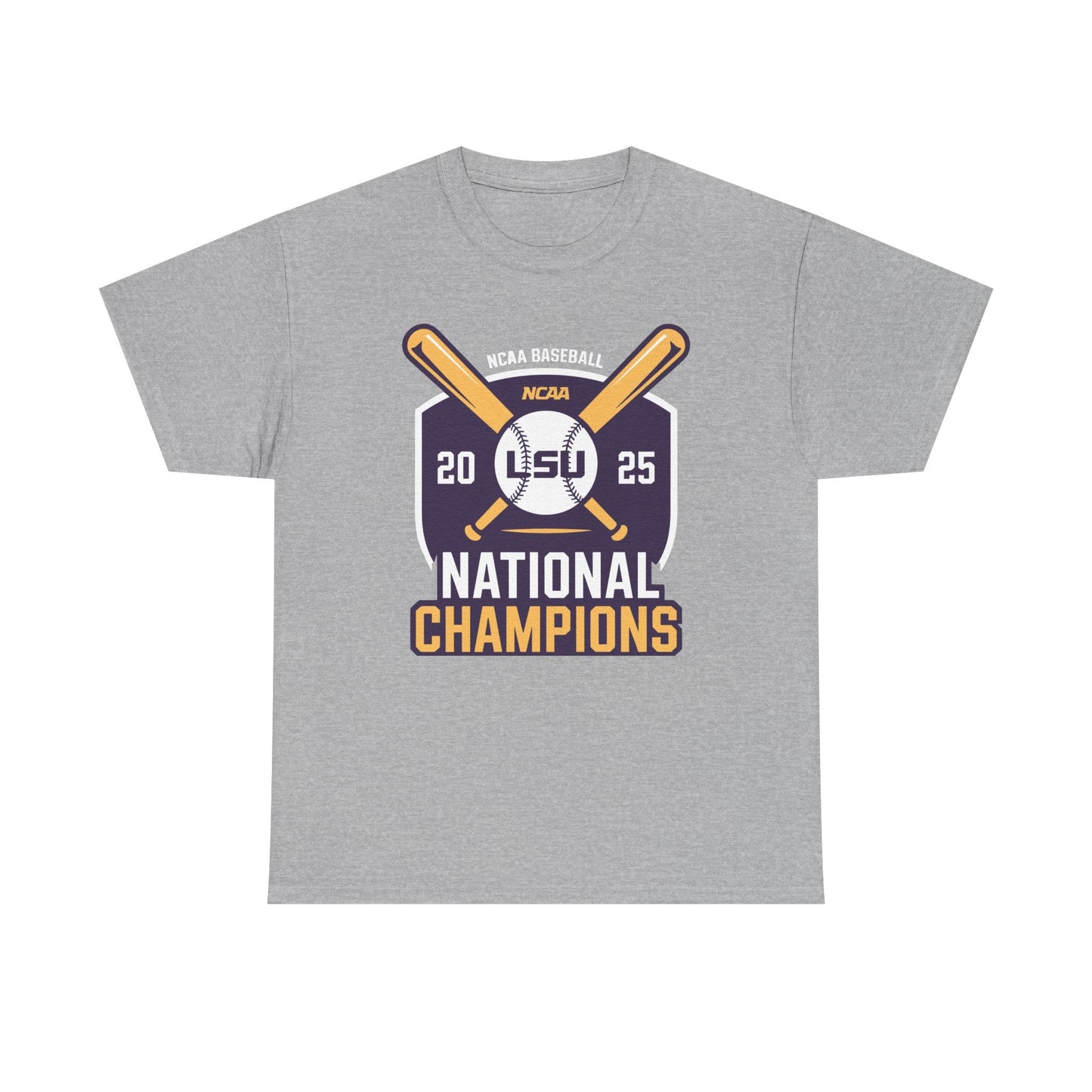 LSU Baseball 2025 National Champions Logo T-Shirt