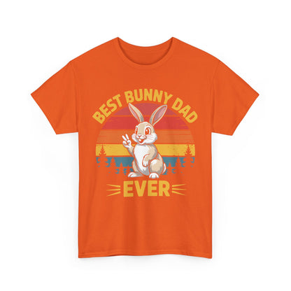 Best Bunny Dad Ever Funny Rabbit Lover Dad Gift T-Shirt for Pet Owners