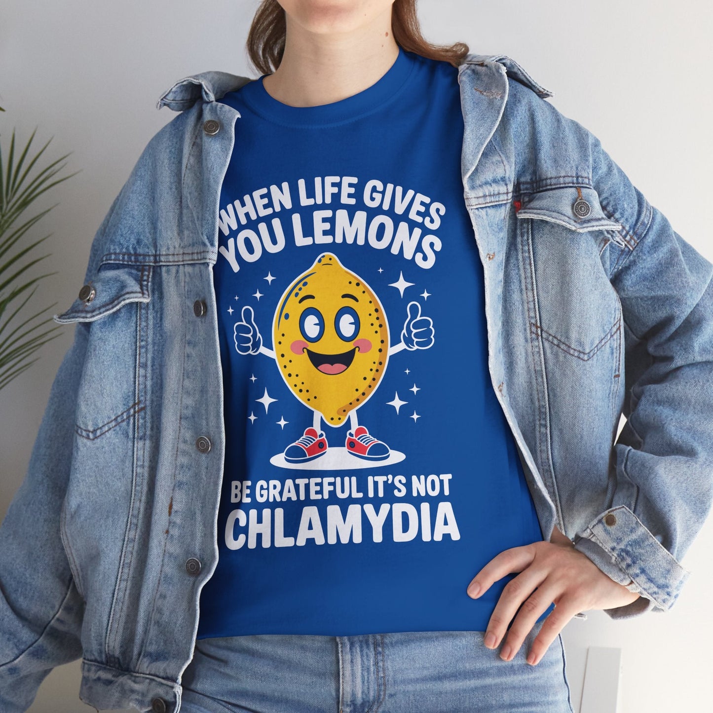 Lemons and Chlamydia Absurd Offensive Meme Sarcastic Edgy T-Shirt