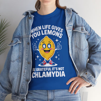 Lemons and Chlamydia Absurd Offensive Meme Sarcastic Edgy T-Shirt