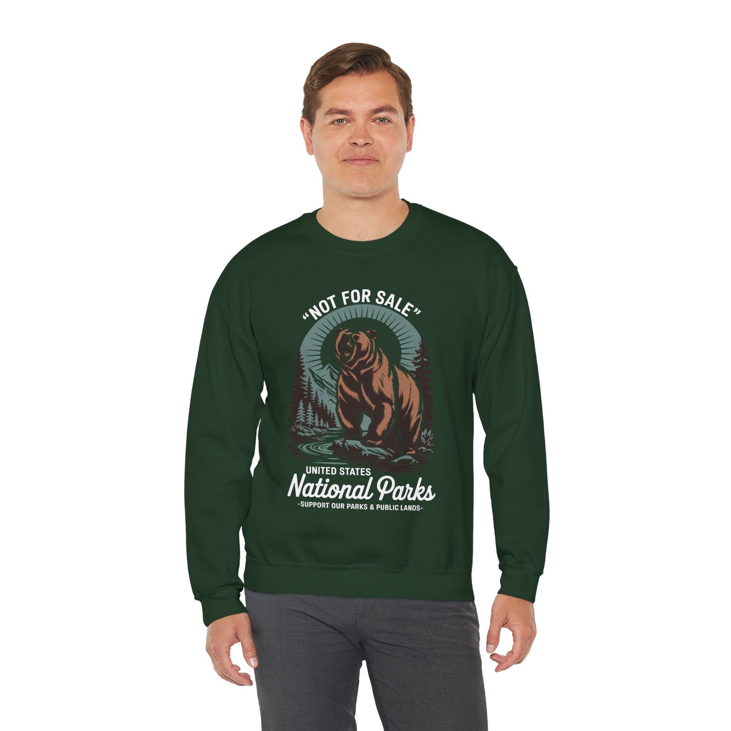 Not For Sale National Parks Support Our Parks & Public Lands Sweatshirt