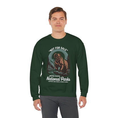 Not For Sale National Parks Support Our Parks & Public Lands Sweatshirt