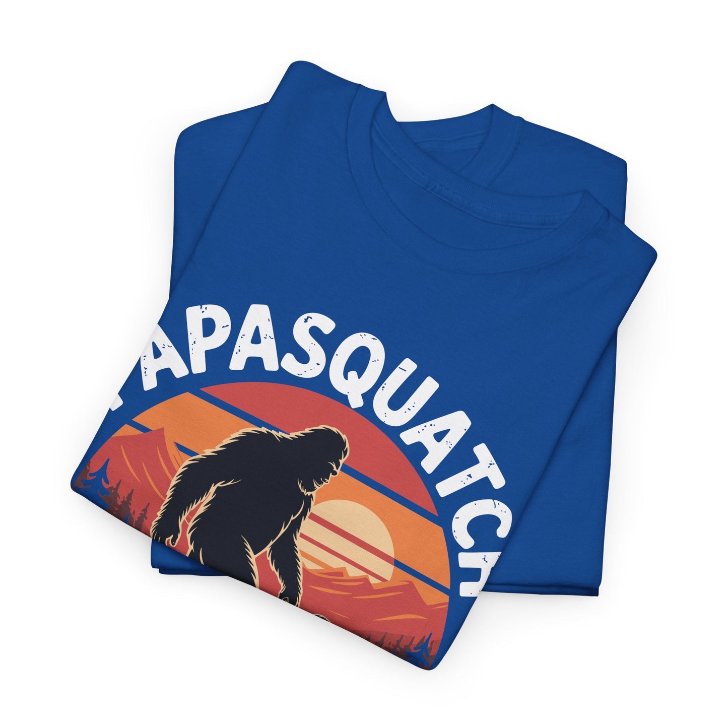 Retro Papa Squatch Like A Grandpa Funny Bigfoot Sasquatchy T-Shirt