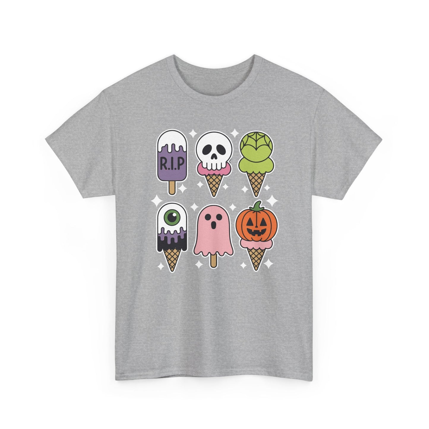 Horror Movie Summer Popsicle Halloween Ice Cream Summer-ween T-Shirt for Men Women