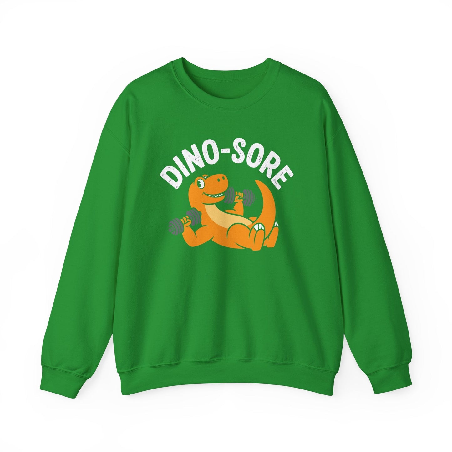 Gym Workout Dino Sore Exercise Fitness Boys Women Men Sweatshirt