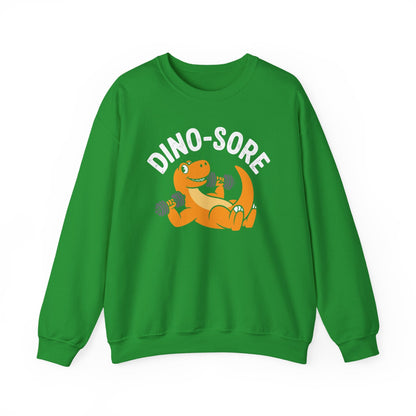 Gym Workout Dino Sore Exercise Fitness Boys Women Men Sweatshirt