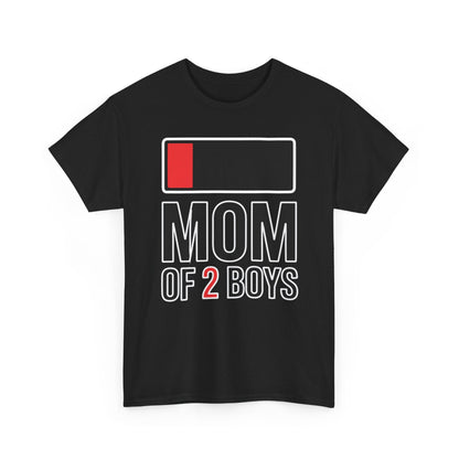 Mom of 2 Boys Gift from Son Mothers Day Birthday Women T-Shirt