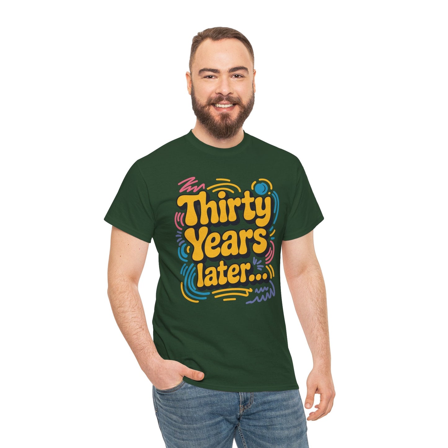 Thirty Years Later 30 Years 30th Birthday Party Funny Meme T-Shirt